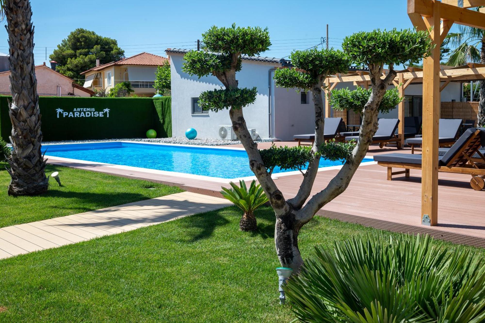 Paradise Apartments Artemida Exterior foto